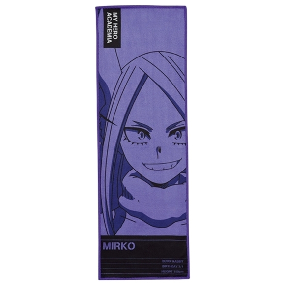 Manga Other - MHA My Hero Academia Mirko Purple Long Towel
